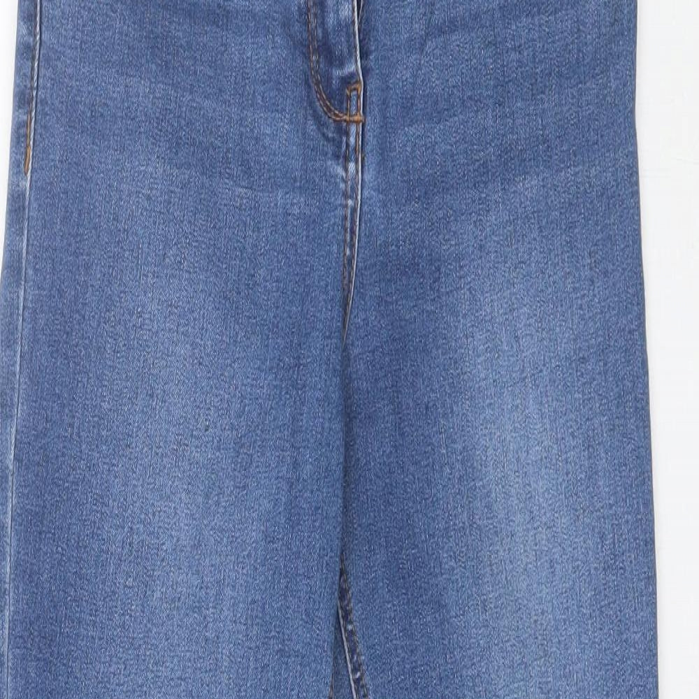 Womens UK Size 8 Papaya Regular Fit Skinny Blue Jeans