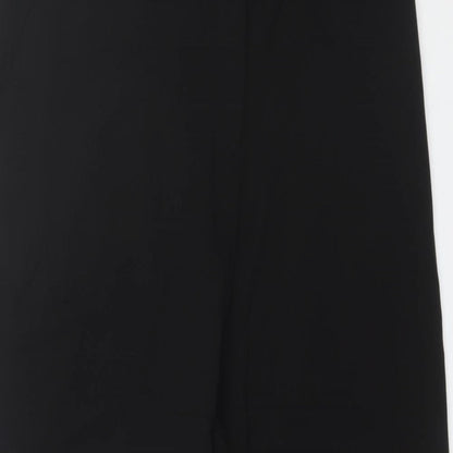 Womens UK Size 14 Dorothy Perkins Regular Fit Dress Pants Black Trousers