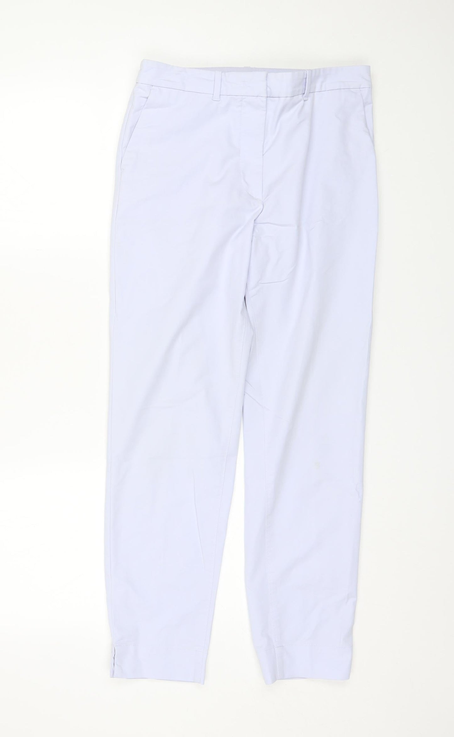 Womens UK Size 8 Marks and Spencer Regular Fit  Blue Trousers