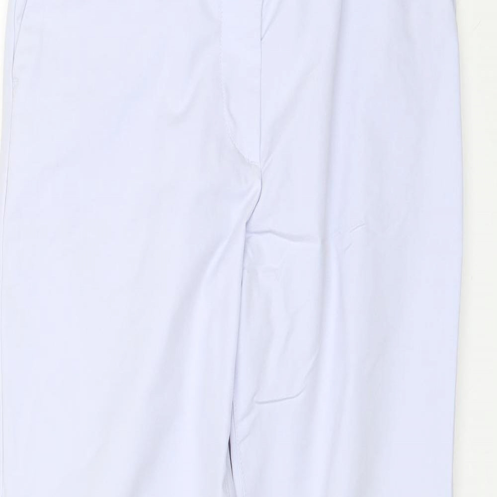 Womens UK Size 8 Marks and Spencer Regular Fit  Blue Trousers