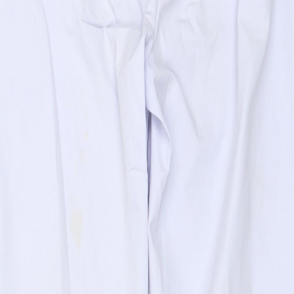 Womens UK Size 8 Marks and Spencer Regular Fit  Blue Trousers