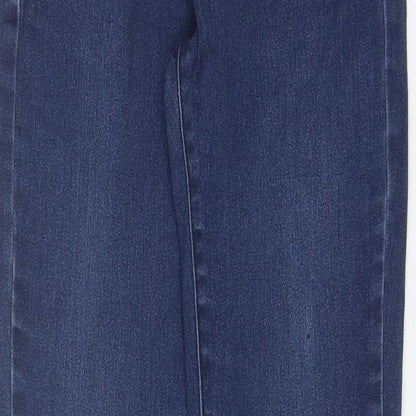 Denim co Womens Blue  Cotton Skinny Jeans Size 8 L29 in Regular