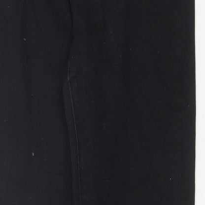 PRETTYLITTLETHING Womens Black  Cotton Skinny Jeans Size 8 L27 in Regular