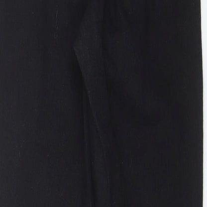 PRETTYLITTLETHING Womens Black  Cotton Skinny Jeans Size 8 L27 in Regular