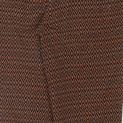 Womens UK Size 12 Marks and Spencer Regular Fit  Brown Trousers