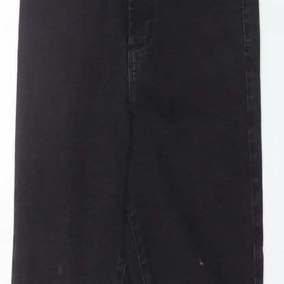 Denim Co Womens Black  Cotton Skinny Jeans Size 12 L28 in Regular