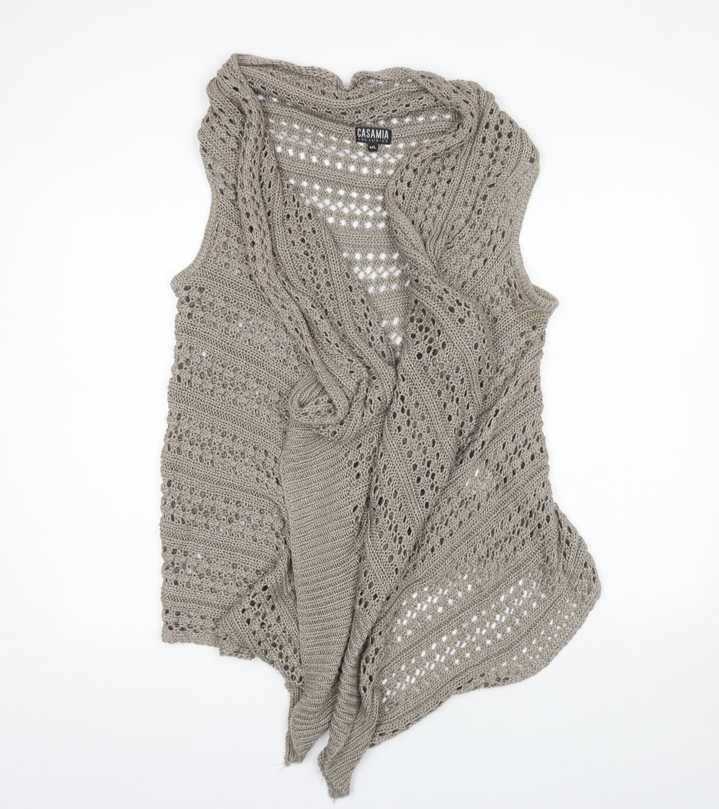 Womens UK Size M Casamia Beige Cardigan Jumper