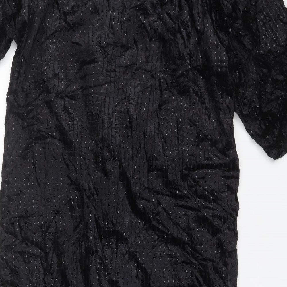 Womens UK Size One Size MNG Black Cardigan Jumper