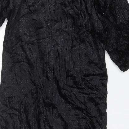 Womens UK Size One Size MNG Black Cardigan Jumper