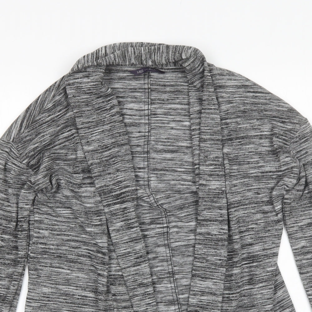 Womens UK Size 10 Marks and Spencer Grey Cardigan Jumper