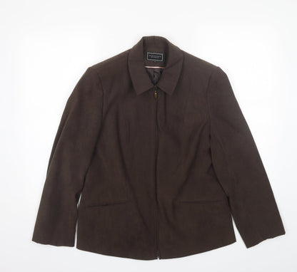 Womens UK Size 14 Debenhams Brown Jacket