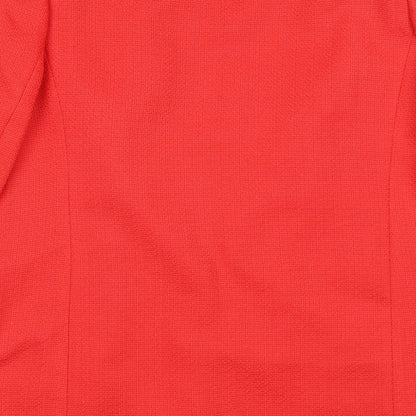 TU Womens Red   Overcoat Jacket Size 14