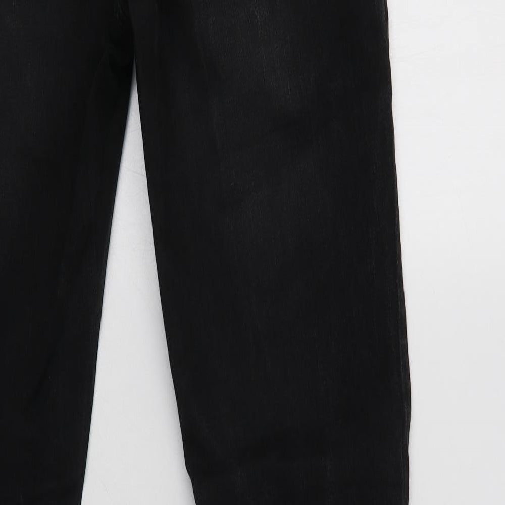 Mango Womens Black  Cotton Skinny Jeans Size 8 L31 in Regular