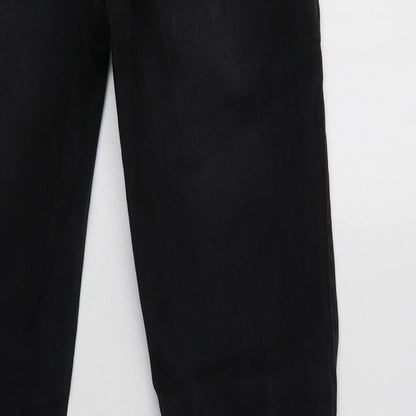 Mango Womens Black  Cotton Skinny Jeans Size 8 L31 in Regular