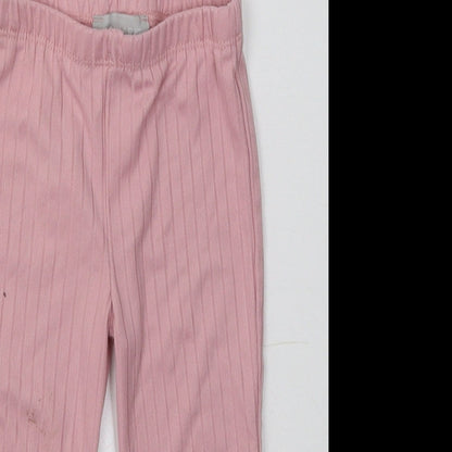 Primark Baby Pink  Polyester Jogger Leggings Size 6-9 Months