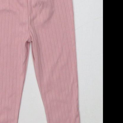 Primark Baby Pink  Polyester Jogger Leggings Size 6-9 Months