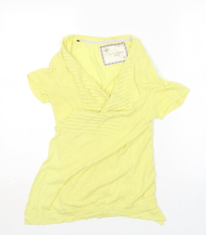 Betty Jackson Black Womens Green V-Neck   Cardigan Jumper Size 12