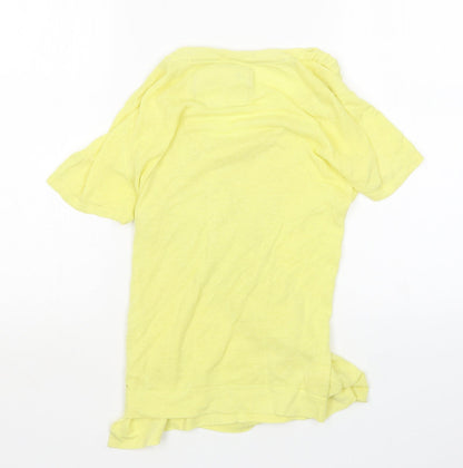 Betty Jackson Black Womens Green V-Neck   Cardigan Jumper Size 12