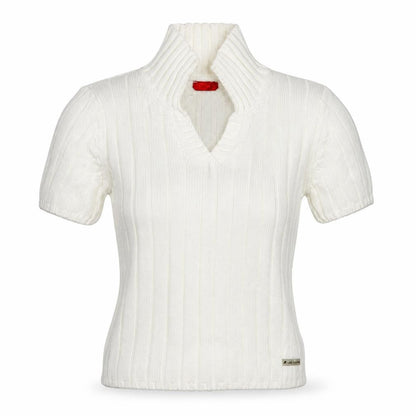 Womens UK Size S Lee Cooper White Pullover Jumper