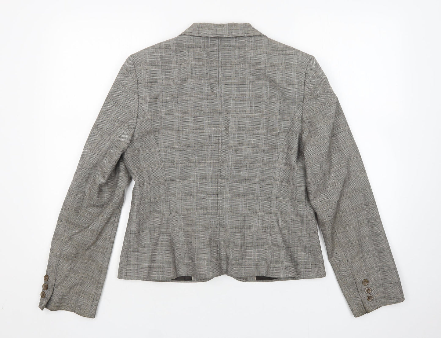 NEXT Womens Multicoloured Houndstooth Polyester Jacket Suit Jacket Size 14