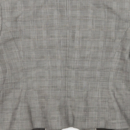 NEXT Womens Multicoloured Houndstooth Polyester Jacket Suit Jacket Size 14