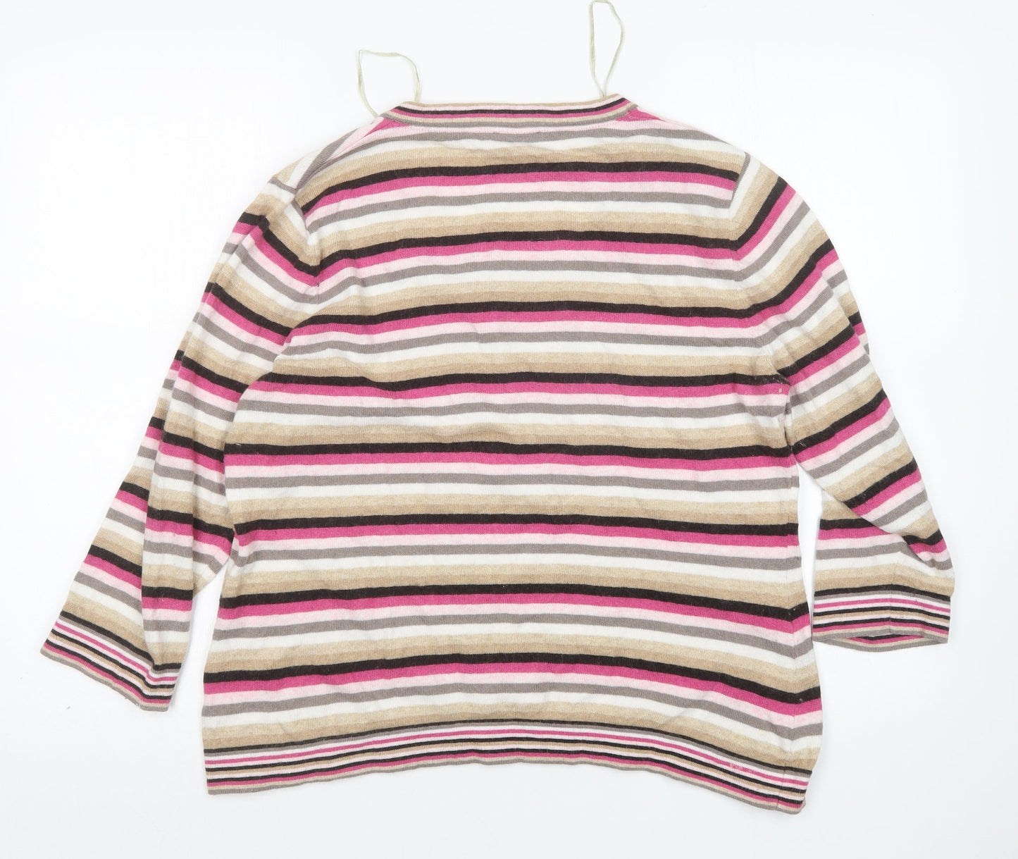 Womens UK Size XL CC Multicoloured Pullover Jumper