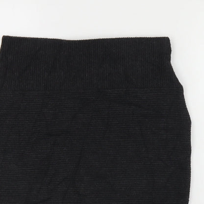 M&S Womens Grey  Acrylic Straight & Pencil Skirt Size 10