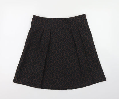 George Womens Brown  Polyester A-Line Skirt Size 34 in