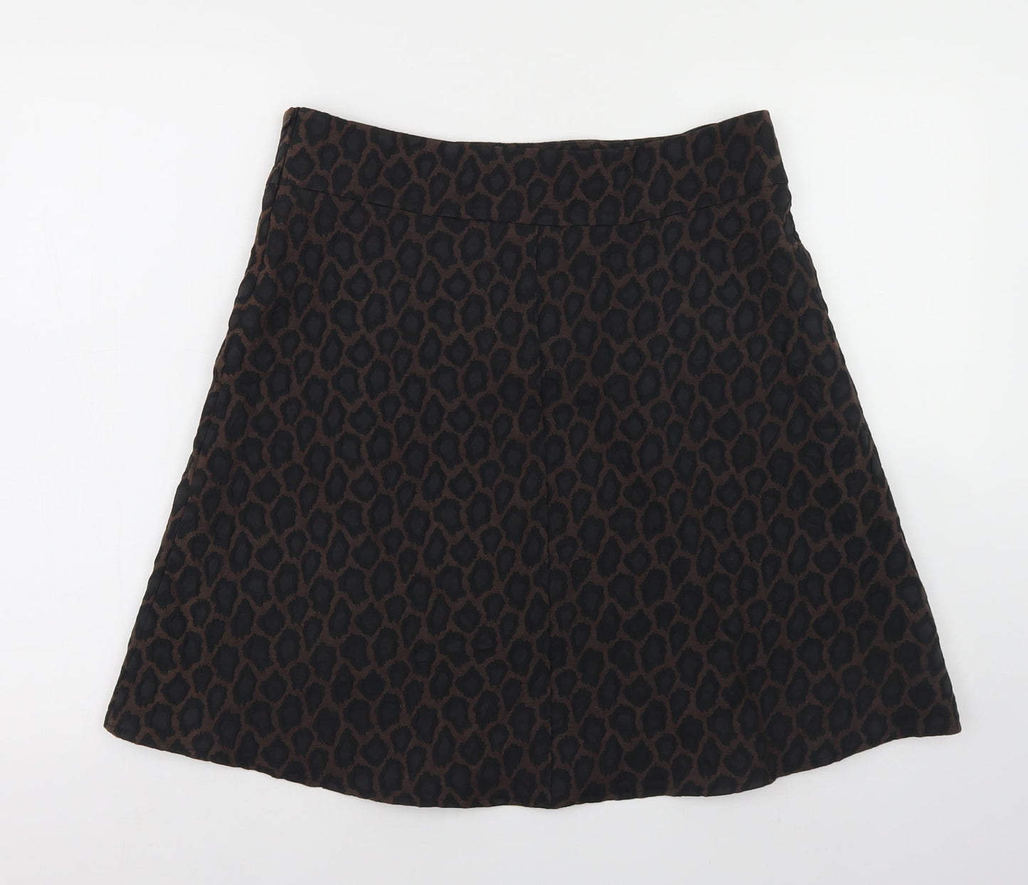 George Womens Brown  Polyester A-Line Skirt Size 34 in