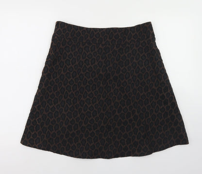 George Womens Brown  Polyester A-Line Skirt Size 34 in