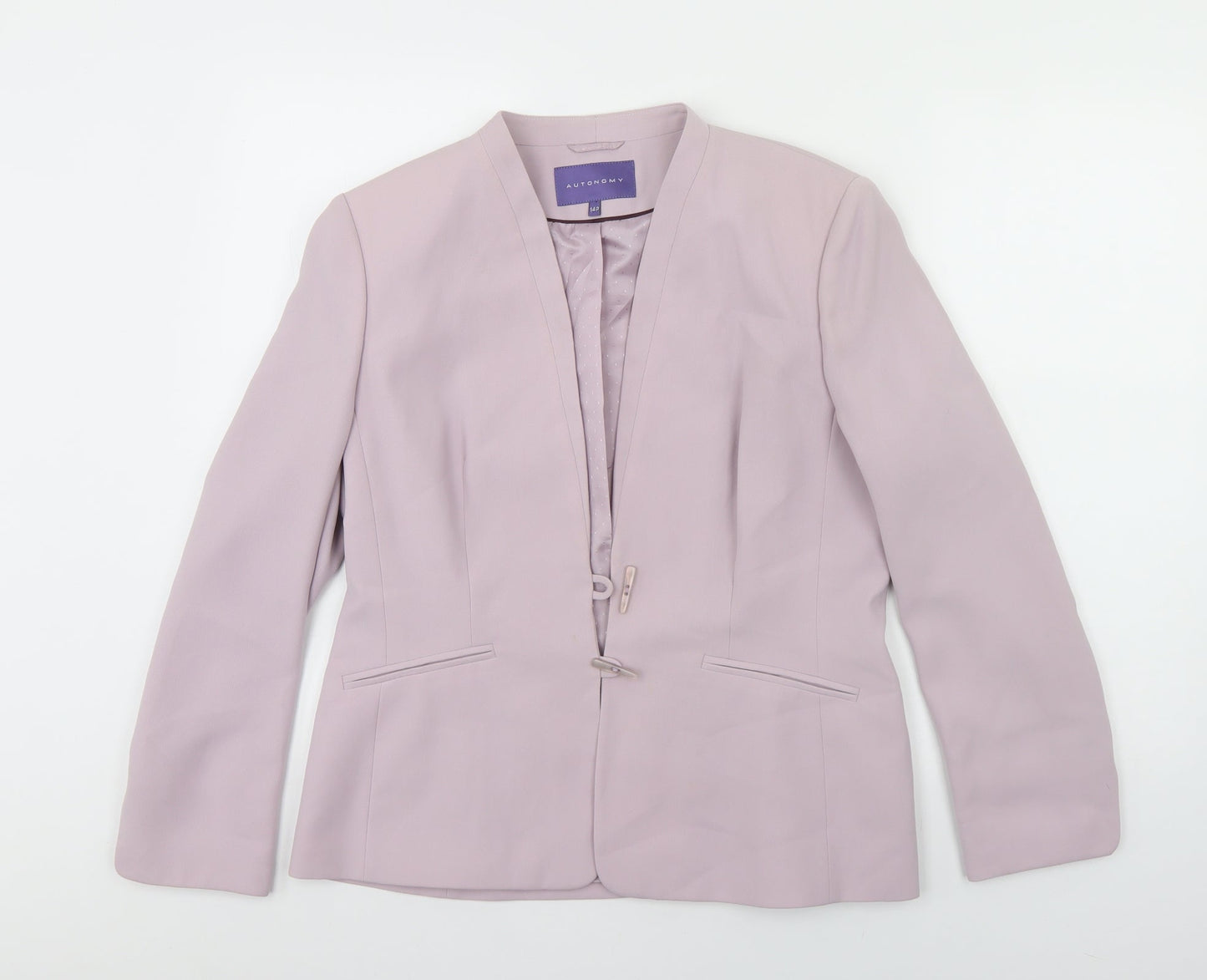 Autonomy Womens Purple   Jacket Blazer Size 14