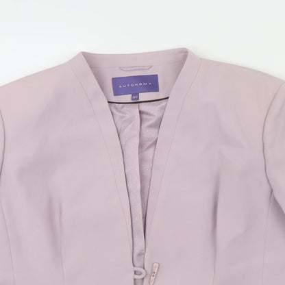 Autonomy Womens Purple   Jacket Blazer Size 14