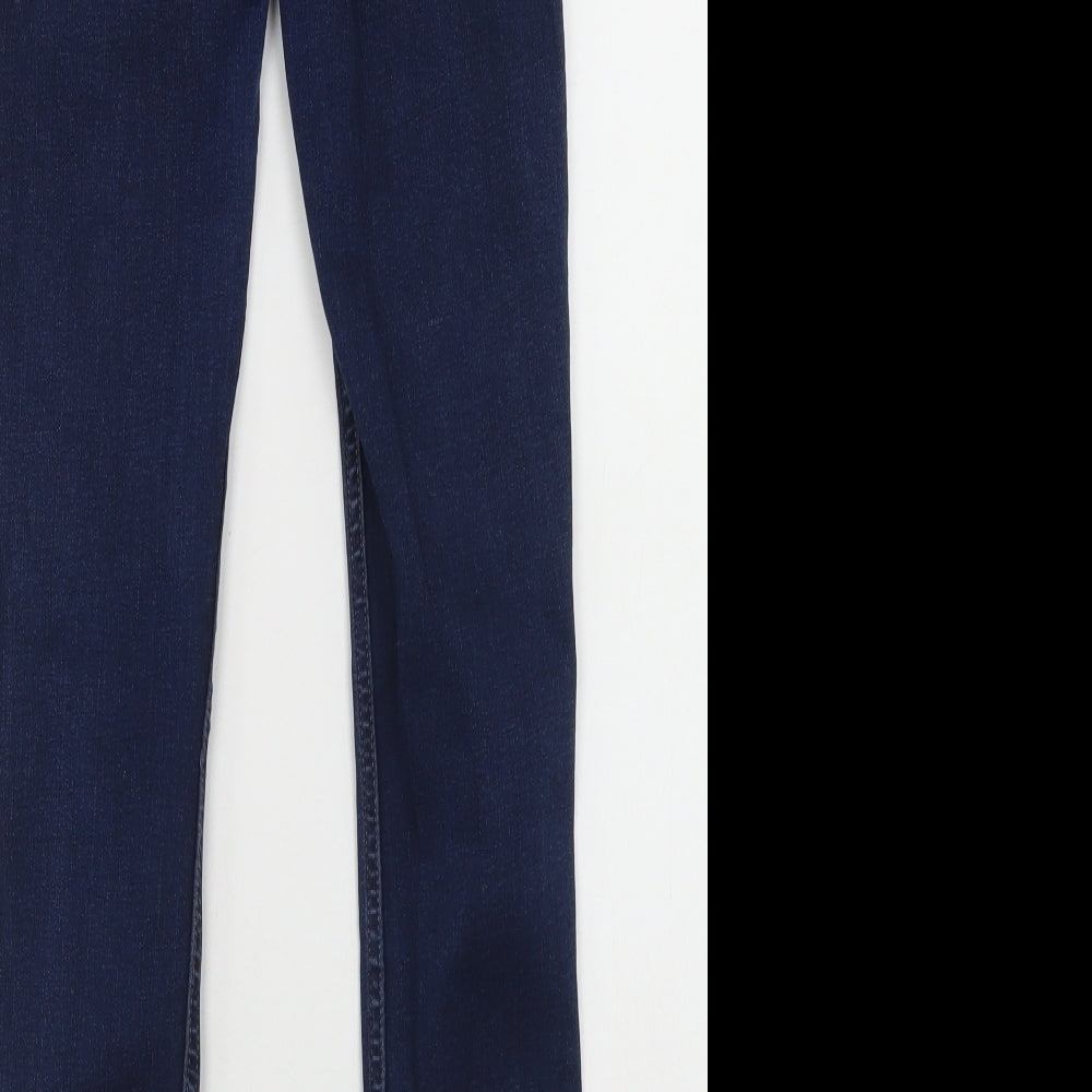 Jack Wills Mens Blue  Cotton Skinny Jeans Size 26 in L28 in Regular