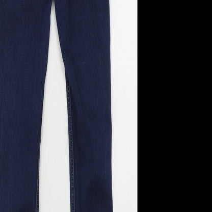 Jack Wills Mens Blue  Cotton Skinny Jeans Size 26 in L28 in Regular