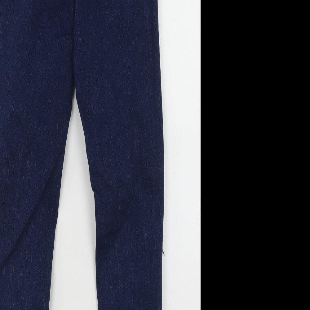 Topshop Womens Blue  Cotton Skinny Jeans Size 28 in L26 in Regular