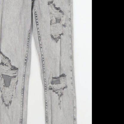 Denim Co Womens Grey  Cotton Mom Jeans Size 10 L26 in Regular