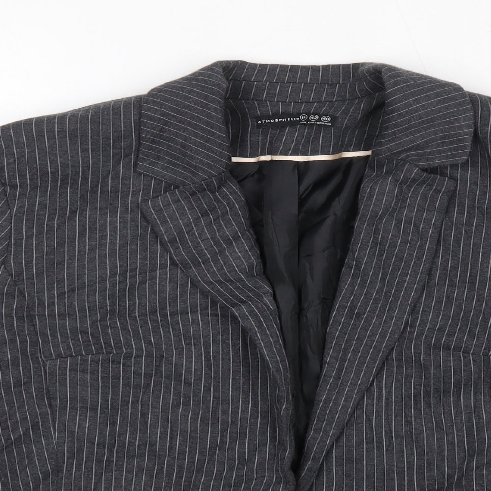 Primark Womens Grey   Jacket Blazer Size 14
