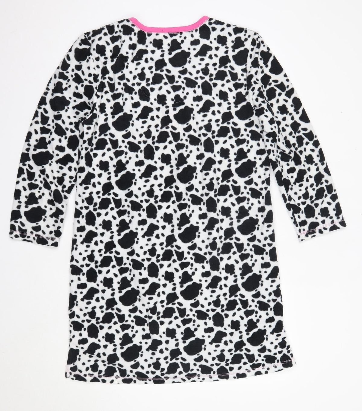 Back view of Primark women’s multicoloured solid polyester top dress, size UK 12, - cow