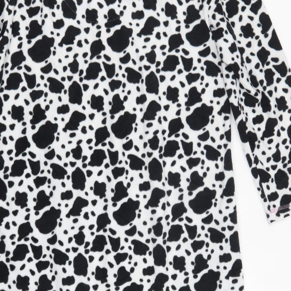 Brand and care label for Primark women’s multicoloured solid polyester top dress, size UK 12, - cow