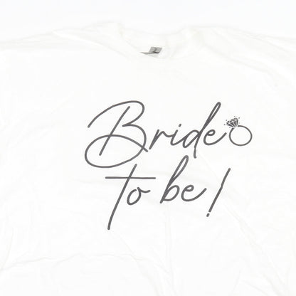 Womens UK Size 2XL Gildan White Basic T-Shirt