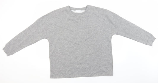 Papaya Mens Grey Round Neck  Cotton Vest Jumper Size L