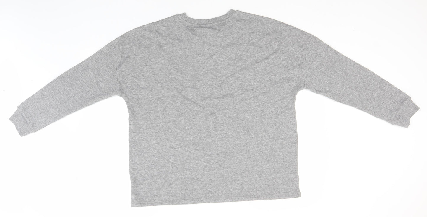 Papaya Mens Grey Round Neck  Cotton Vest Jumper Size L