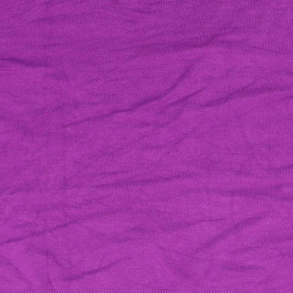 Marks and Spencer Womens Purple Round Neck  Viscose Pullover Jumper Size 14