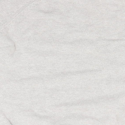 Cotton Traders Mens Grey Round Neck  Cotton Pullover Jumper Size XS