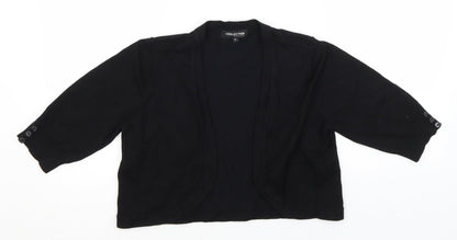 Womens UK Size 12 Debenhams Black Cardigan Jumper