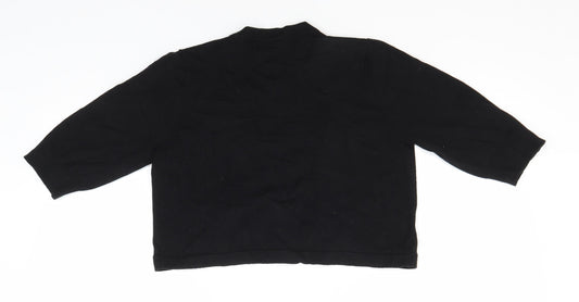 Womens UK Size 12 Debenhams Black Cardigan Jumper