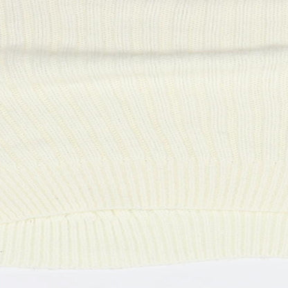 Womens UK Size L Preworn Ivory Pullover Jumper