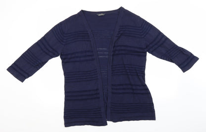 Womens UK Size  Profile Blue Cardigan Jumper