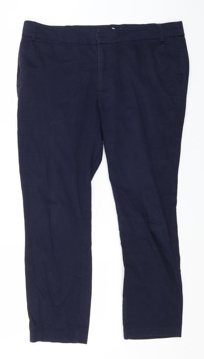 Sfera Womens Blue   Trousers  Size 16 L26 in Regular