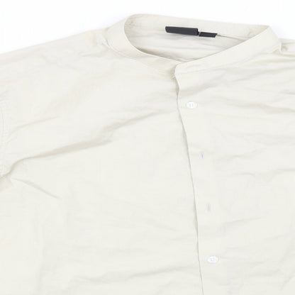 Womens UK Size L ASOS Green Basic Button-Up